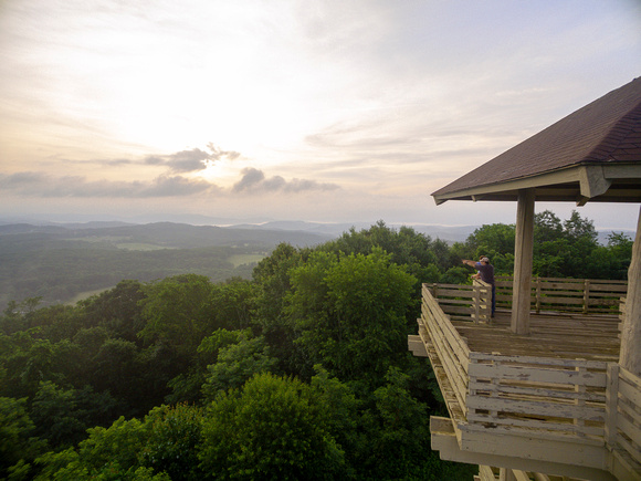 Bolar lookout Tower in Pipestem State Park