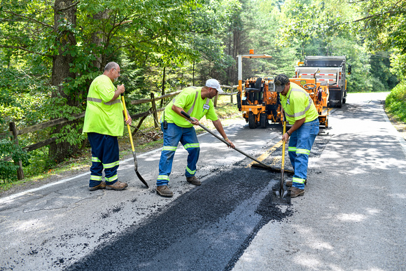 Upshur County - Patching on Country Club Road